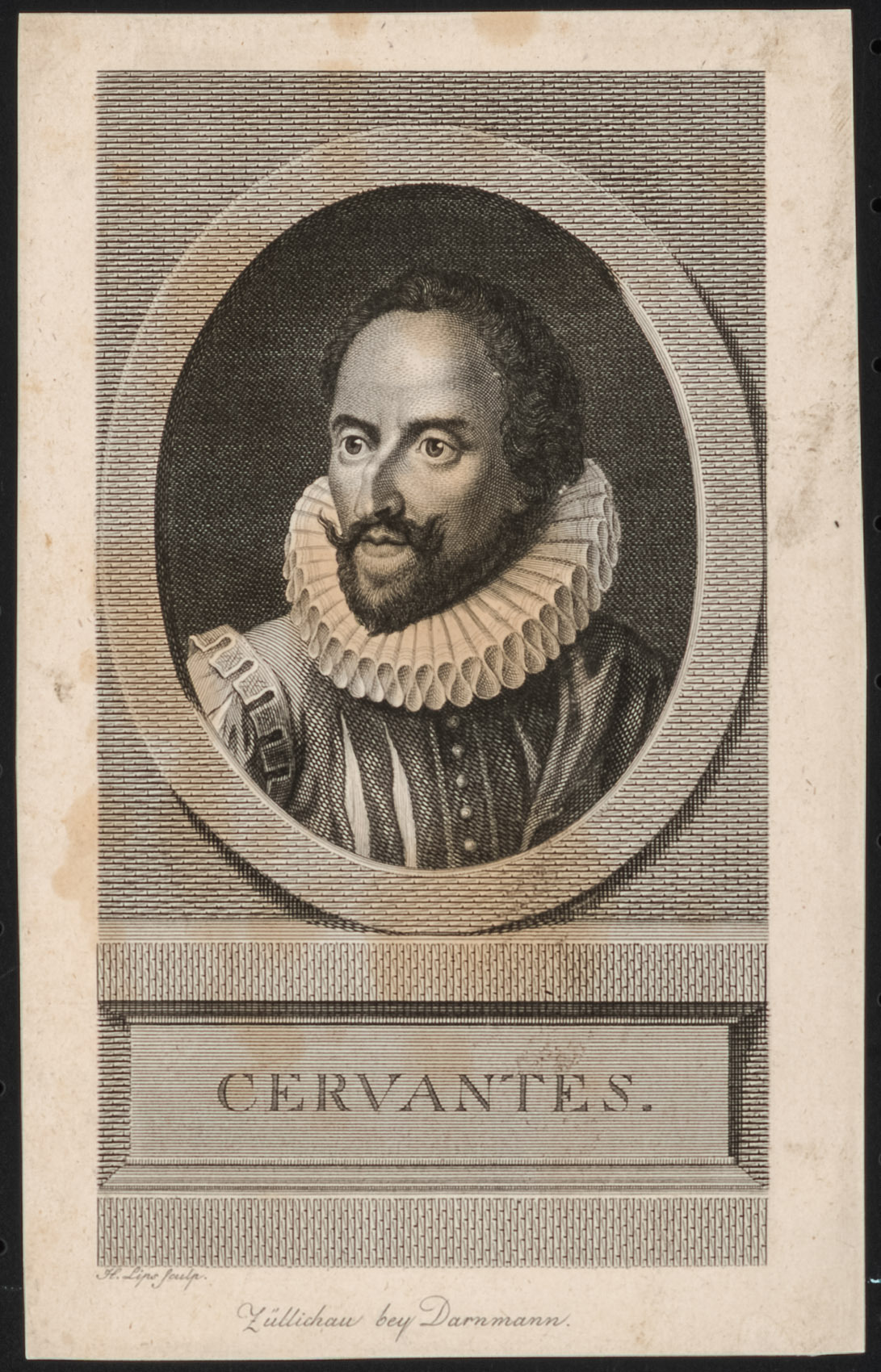 Мигель де Сервантес Сааведра портрет