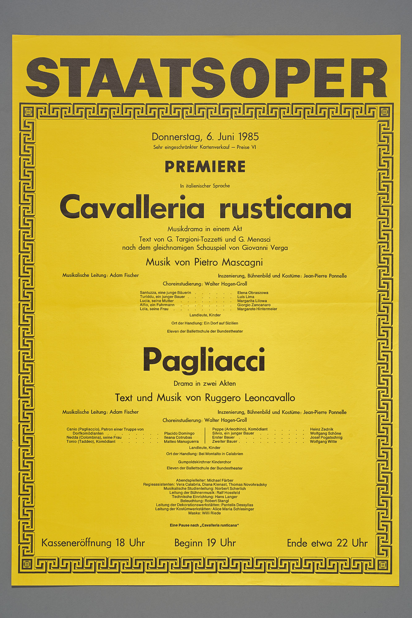 Cavalleria rusticana von Pietro Mascagni