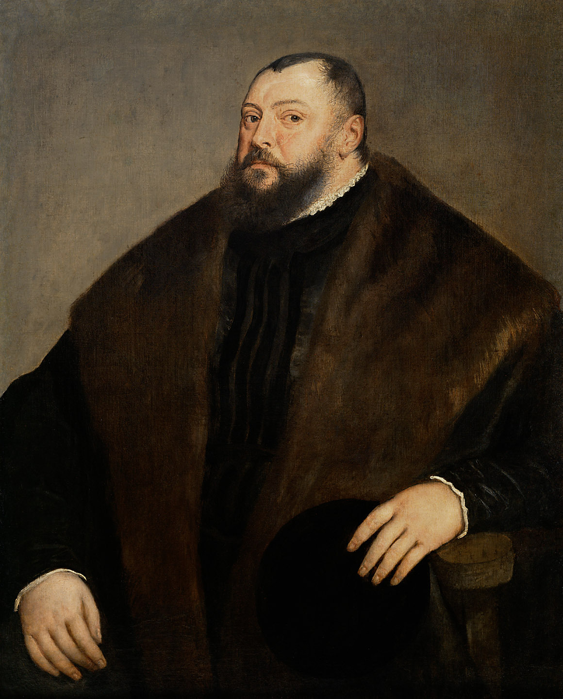 im Harnisch Bildnis in halber Figur Tizian Tiziano Vecellio Kaiser Karl V