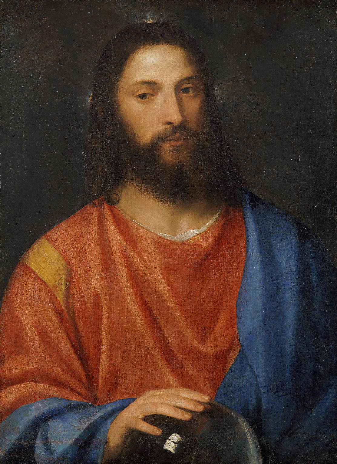 Christus mit der Weltkugel von Tiziano Vecellio, gen. Tizian