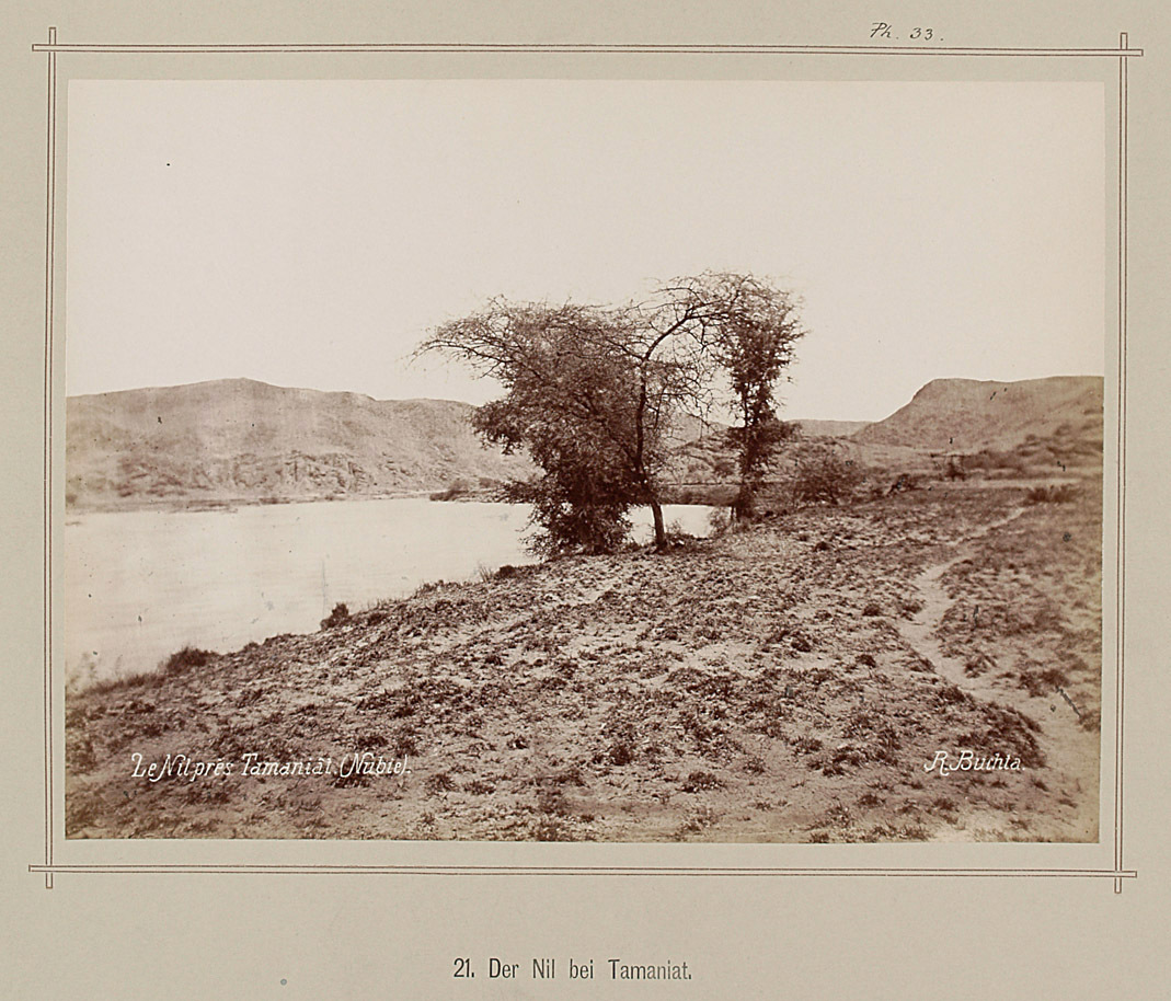 21. Der Nil bei Tamaniat von Richard Buchta