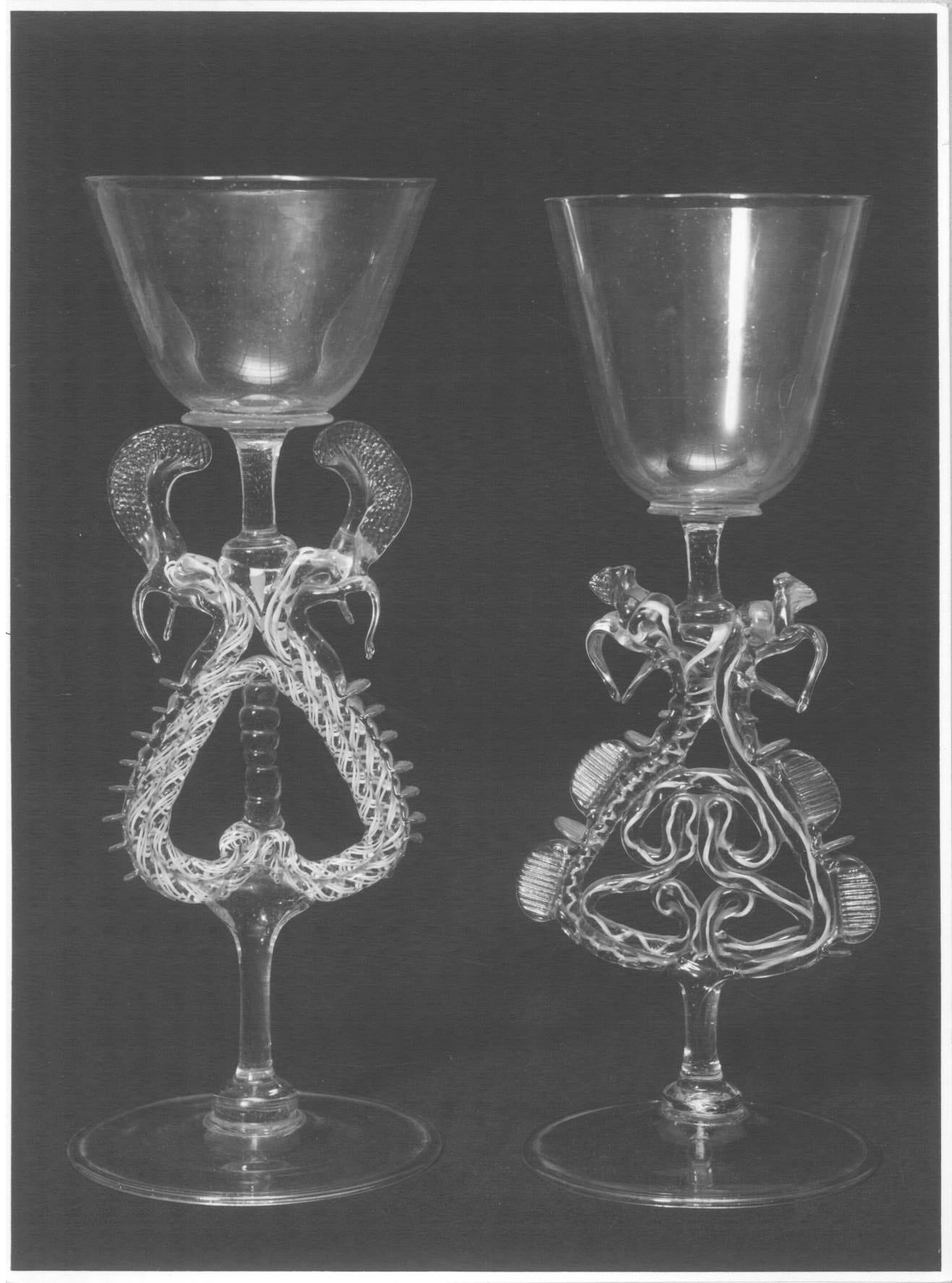 Glaspokale von Alphonse Rothschild