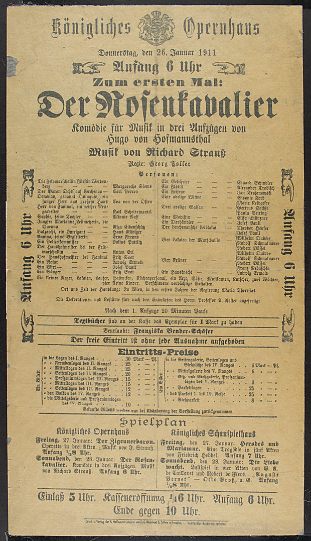 Der Rosenkavalier von Richard Strauss