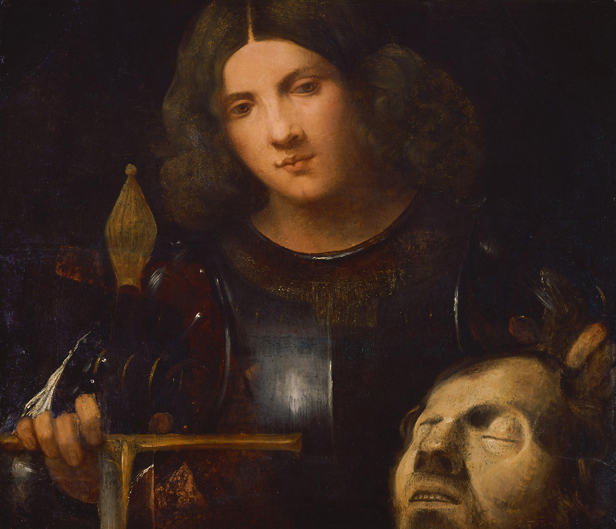 David mit dem Haupt des Goliath von Giorgio da Castelfranco, gen. Giorgione
