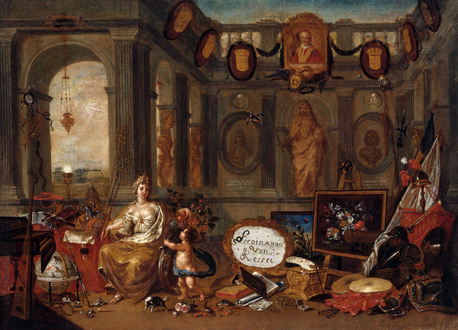 Europa, Ferdinand van Kessel, 1689