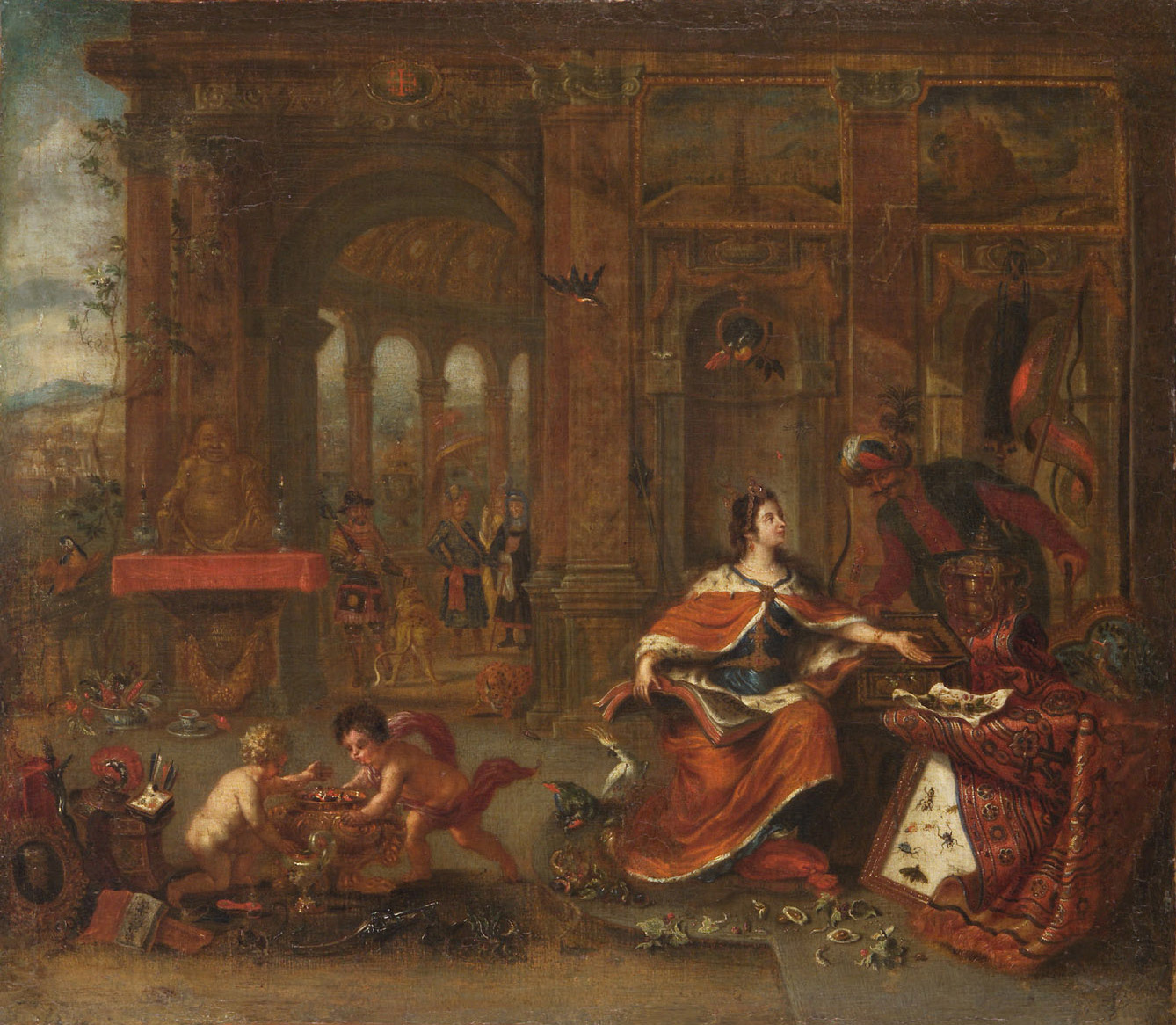 Asien, Ferdinand van Kessel, 1650-1700