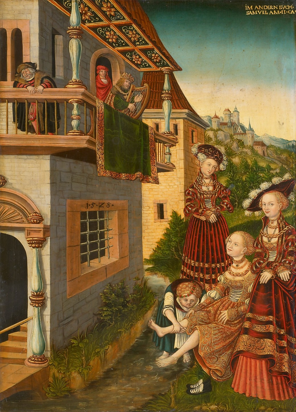 David und Bathseba, Wolfgang Krodel, 1528