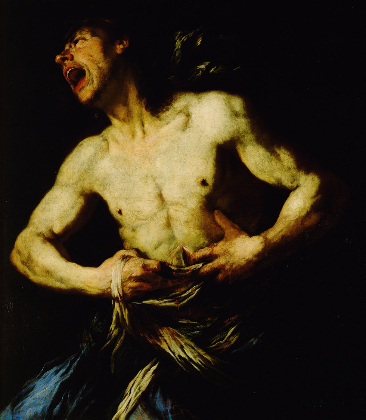 Selbstmord Catos des Jüngeren, Gian Battista Langetti, 1635-1676