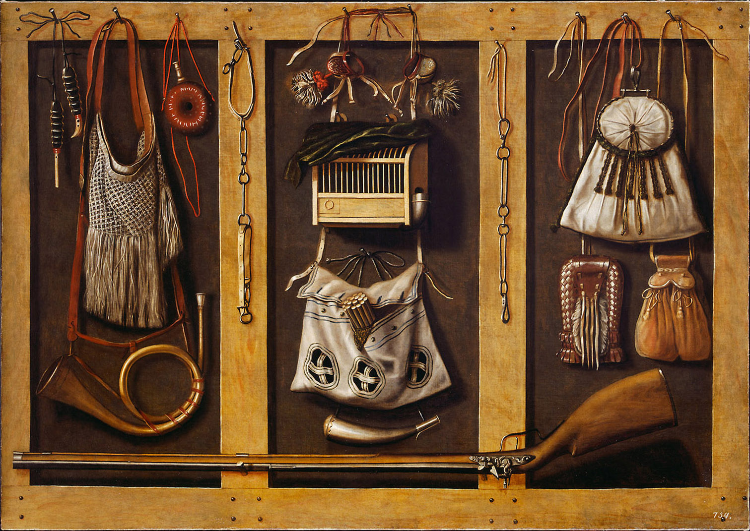 Jagdgerätschaften, Johannes Leemans, 1655-1665