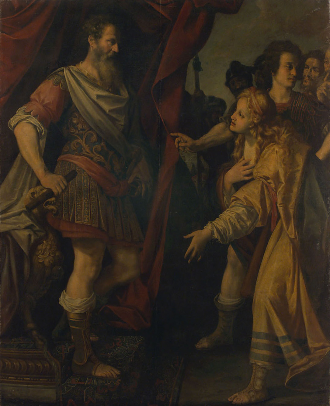 Armida im Lager der Christen (?), Lorenzo Lippi, 1600-1699