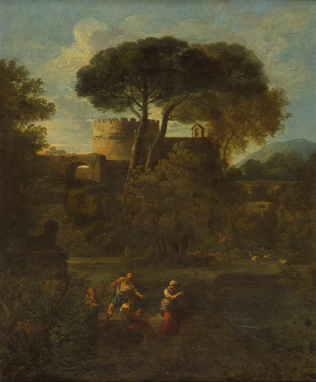 Grabmal der Cecilia Metella, Andrea Locatelli, 1601-1700