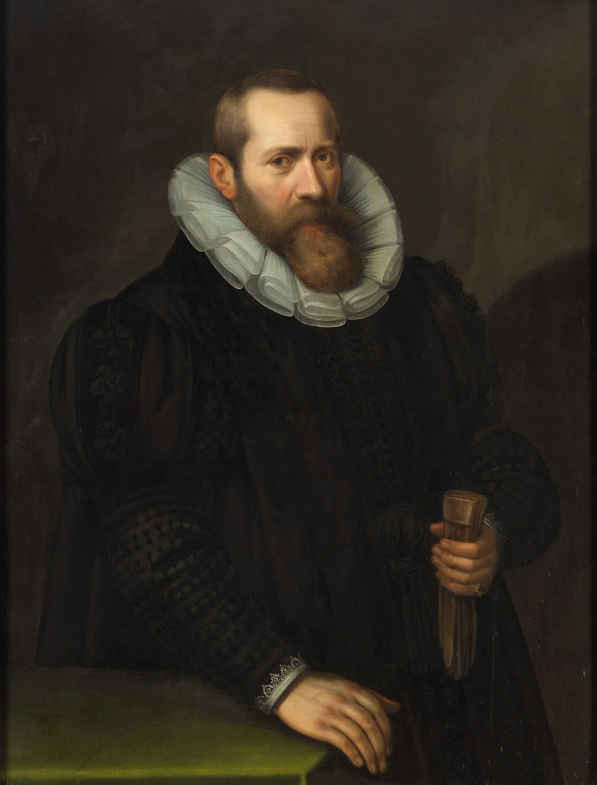 Männliches Bildnis, Karel van Mander, 1592
