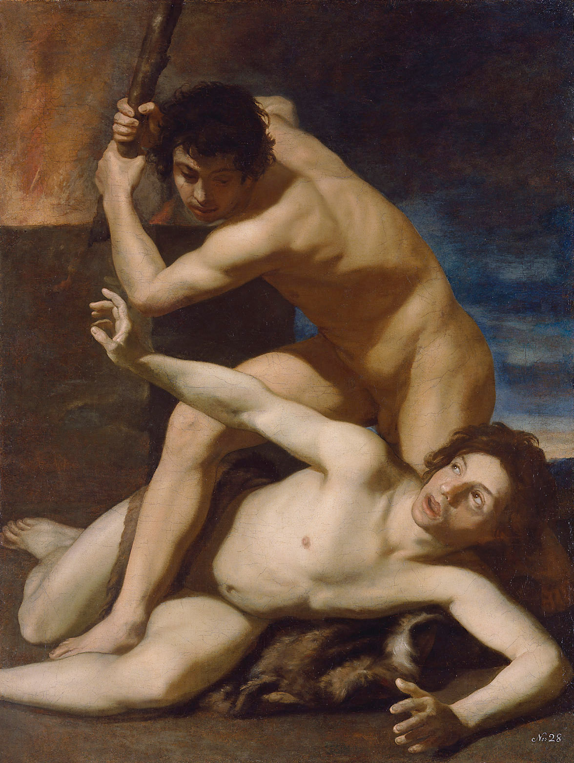 Kains Brudermord, Bartolomeo Manfredi, 1610-1620