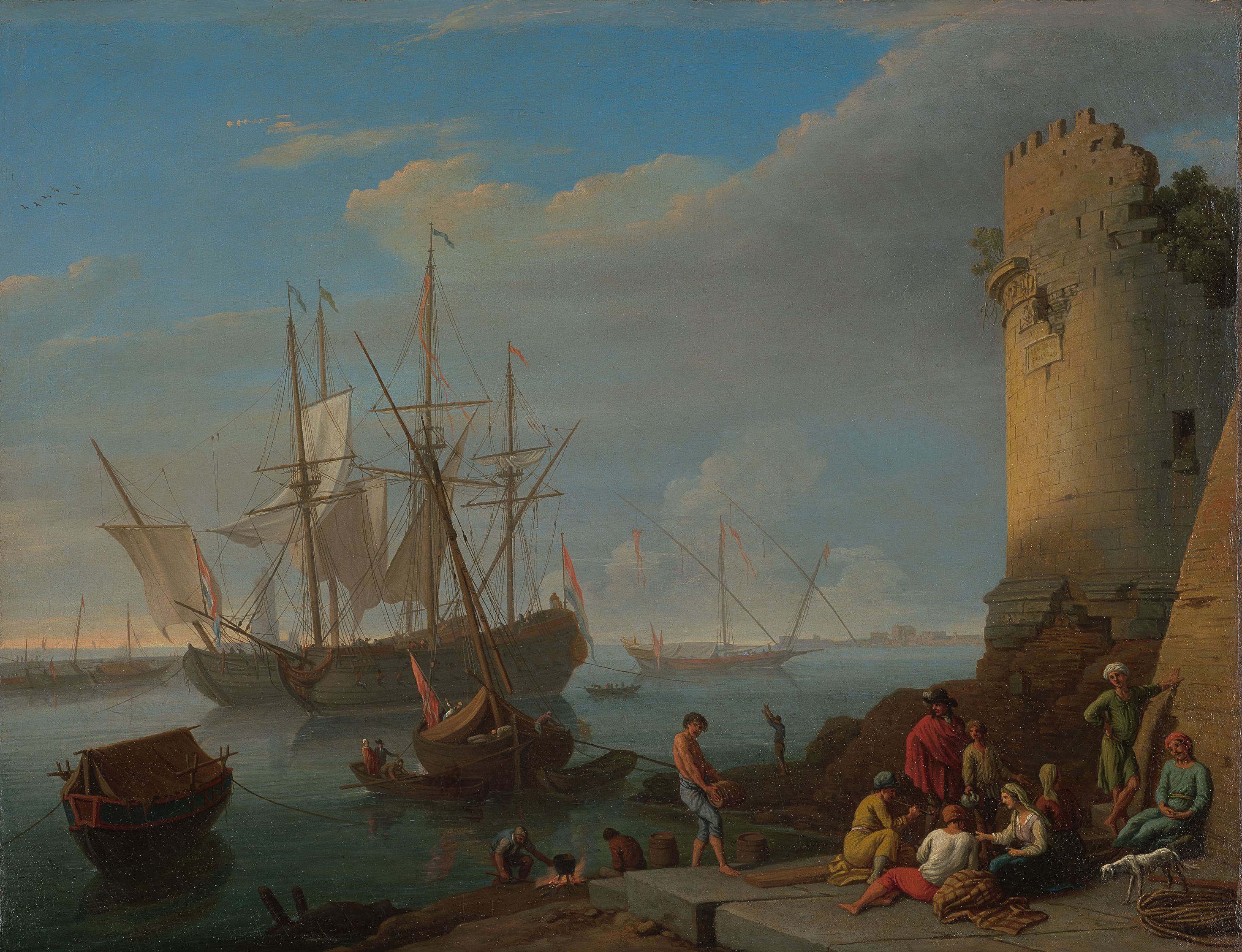Seehafen, Adrien Manglard, 1735-1765