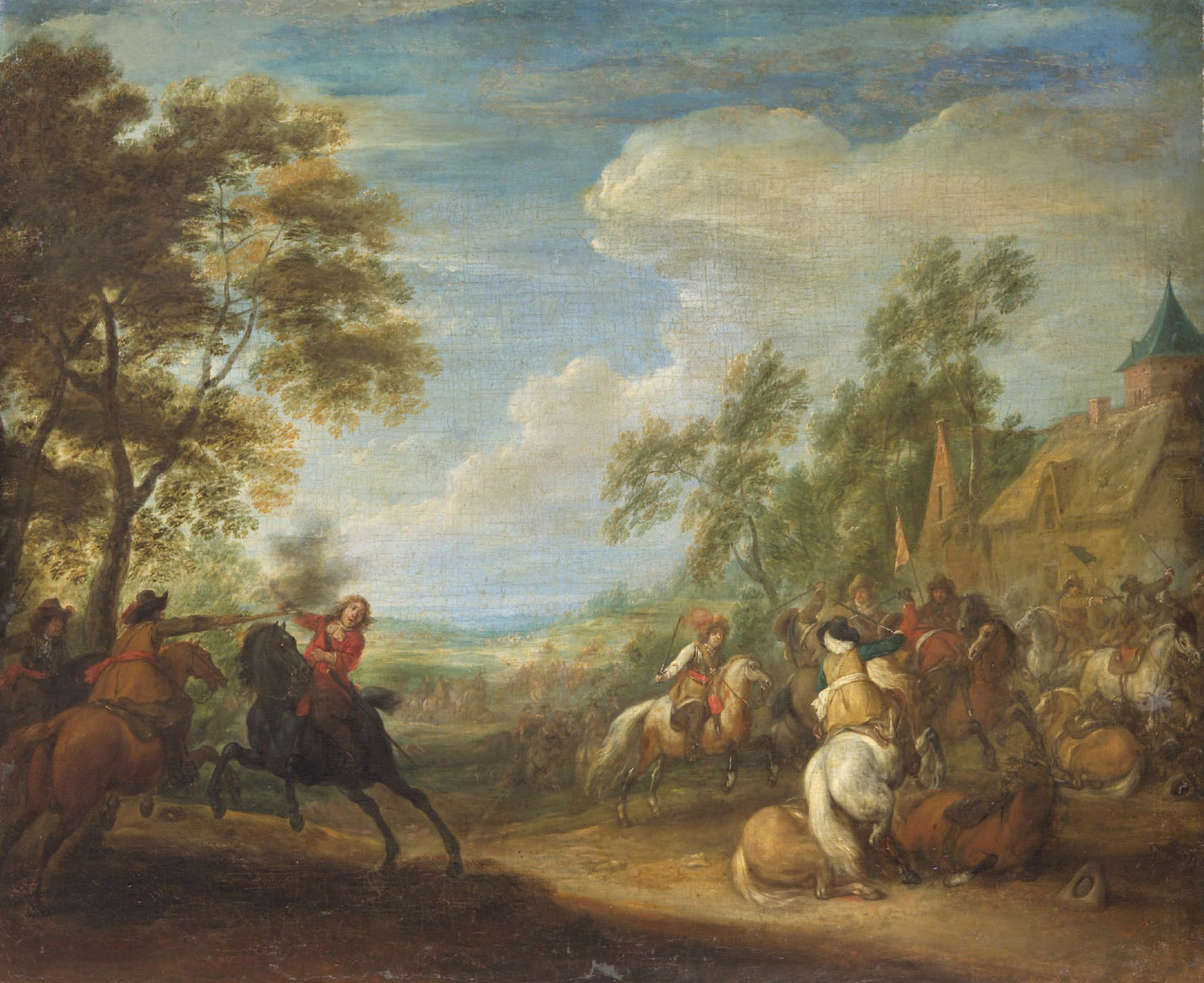 Reitergefecht, Adam Frans van der Meulen, 1650-1700