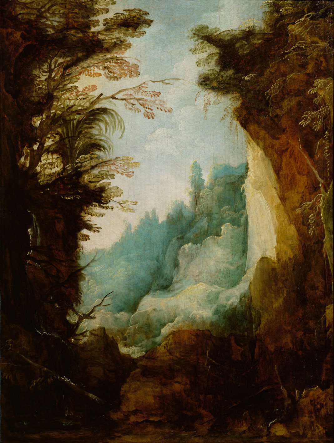 Waldige Felsschlucht, Joos de Momper d. J., 1625-1635