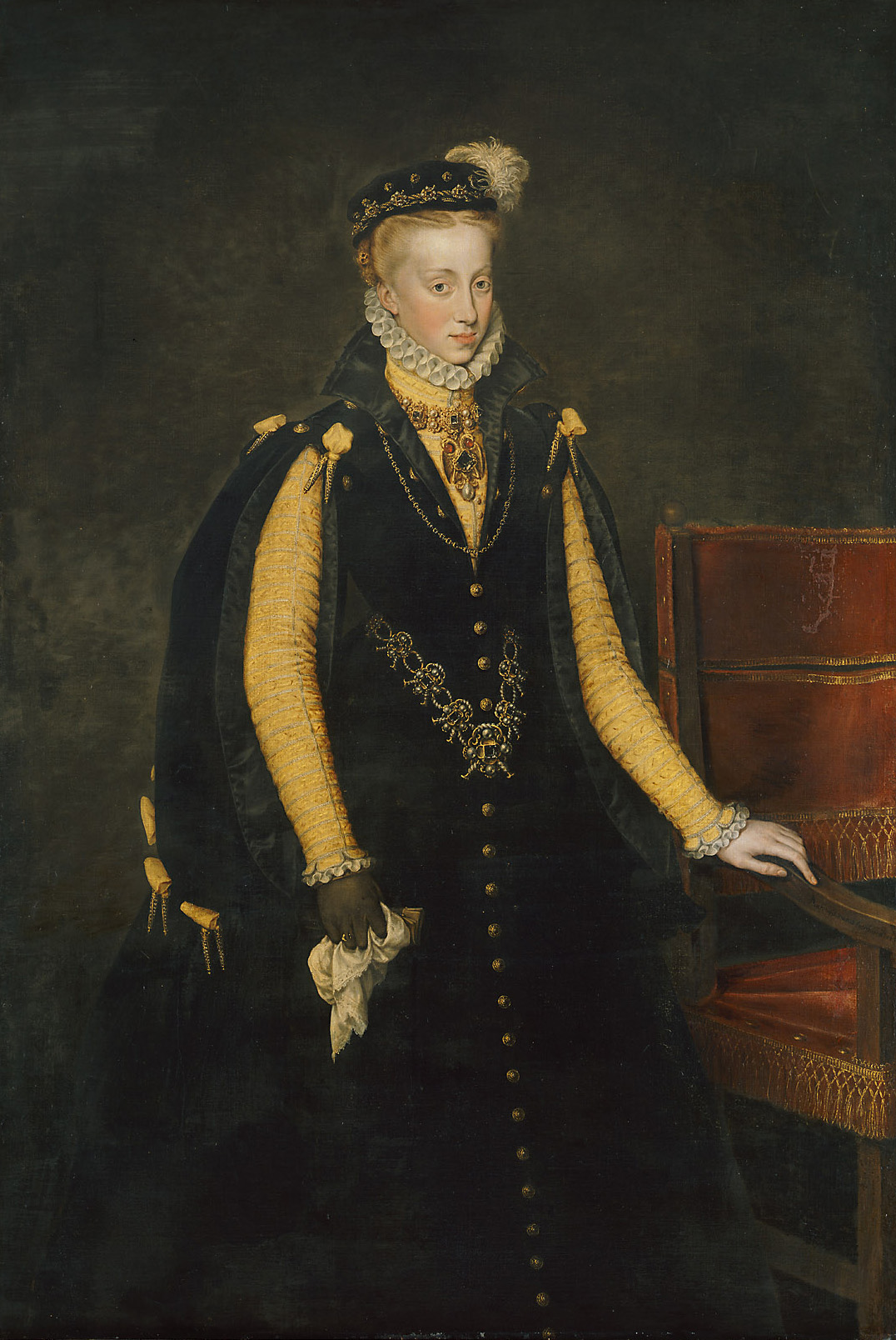 Anna von Österreich, Königin von Spanien, Anthonis Mor van Dashorst, 1570