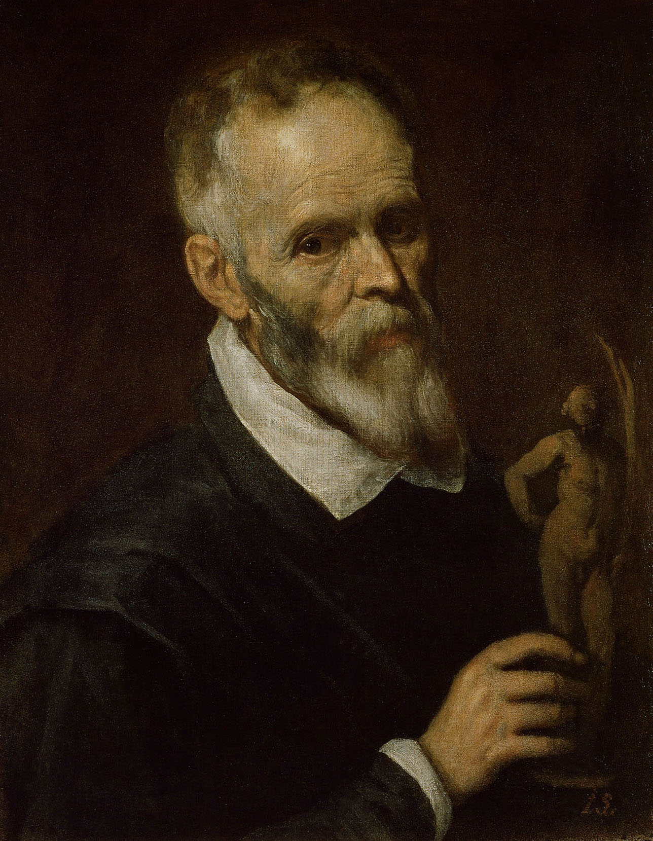 Bildnis eines Bildhauers, Jacopo Negretti, gen. Palma il Giovane, 1600-1605