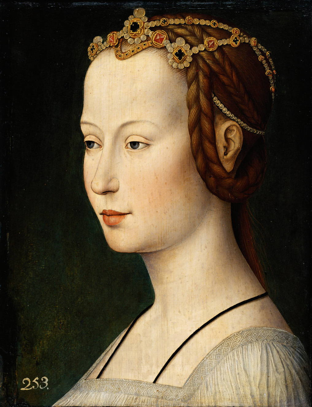 Mädchenkopf, Niederländisch, 1485-1515