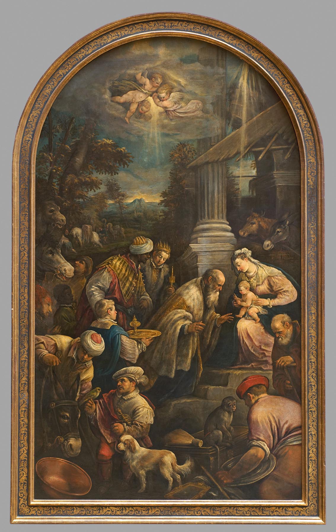 Anbetung der Könige, Francesco da Ponte, gen. Francesco Bassano, 1588-1590