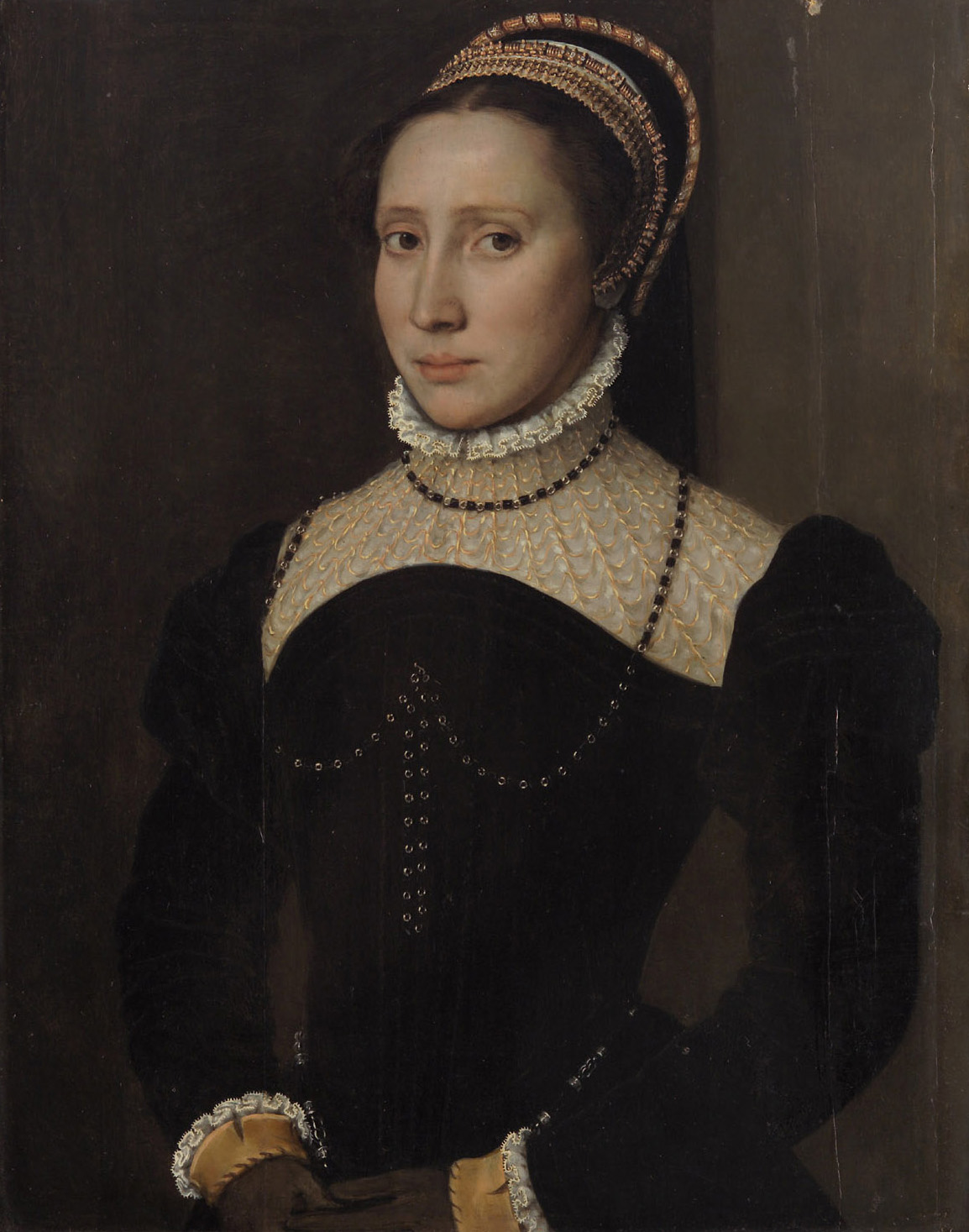 Weibliches Bildnis, Niederländisch, 1540-1550