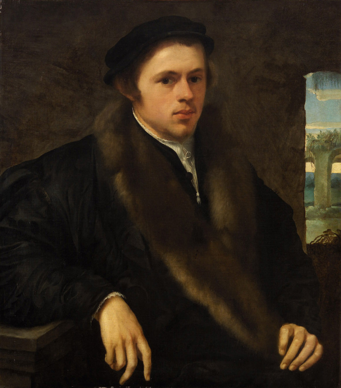 Bildnis eines jungen Mannes, Niederländisch, 1540-1560