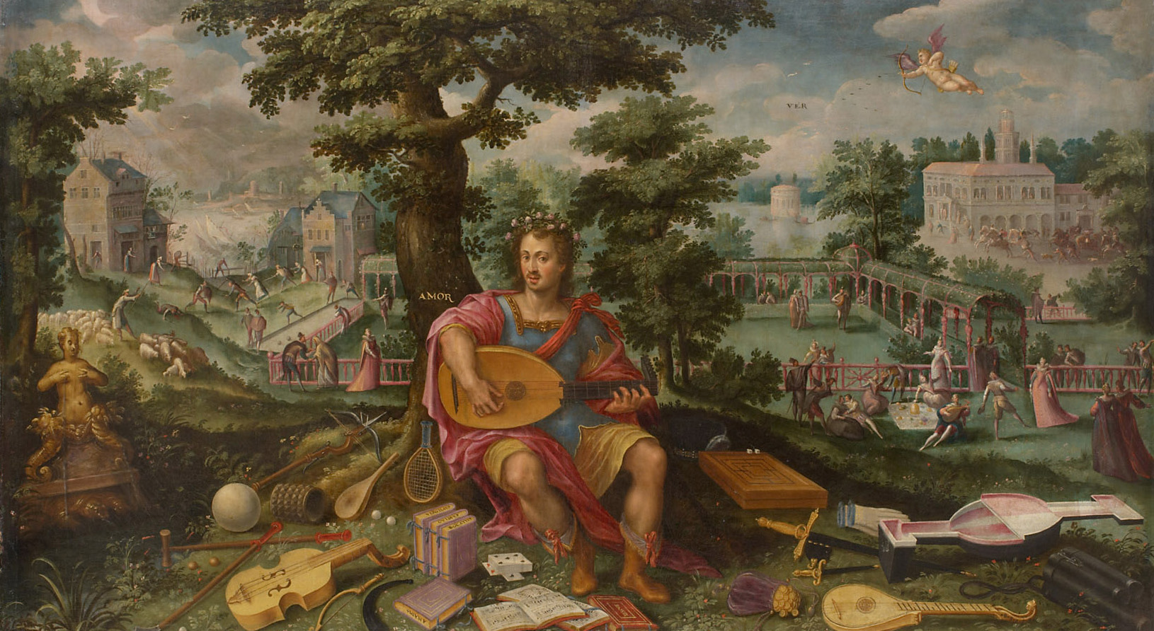 Frühling (Ver - Amor), Niederländisch, 1585-1615