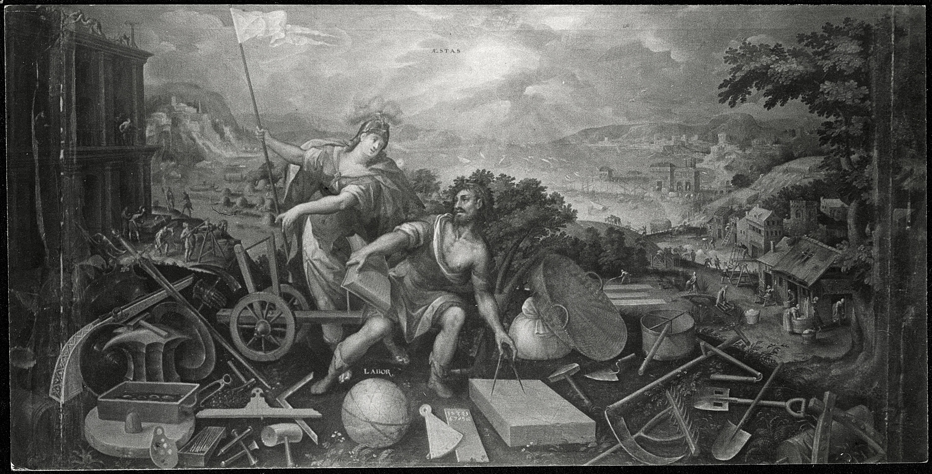 Sommer (Aestas - Labor), Niederländisch, 1585-1615