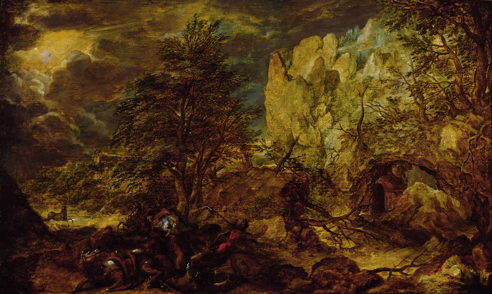 Nächtliche Landschaft, Peter Paul Rubens, 1600-1610