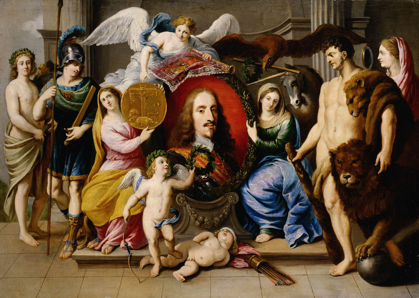 Allegorie auf Erzherzog Leopold Wilhelm (1614-1662), Jan van den Hoecke, 1640-1660