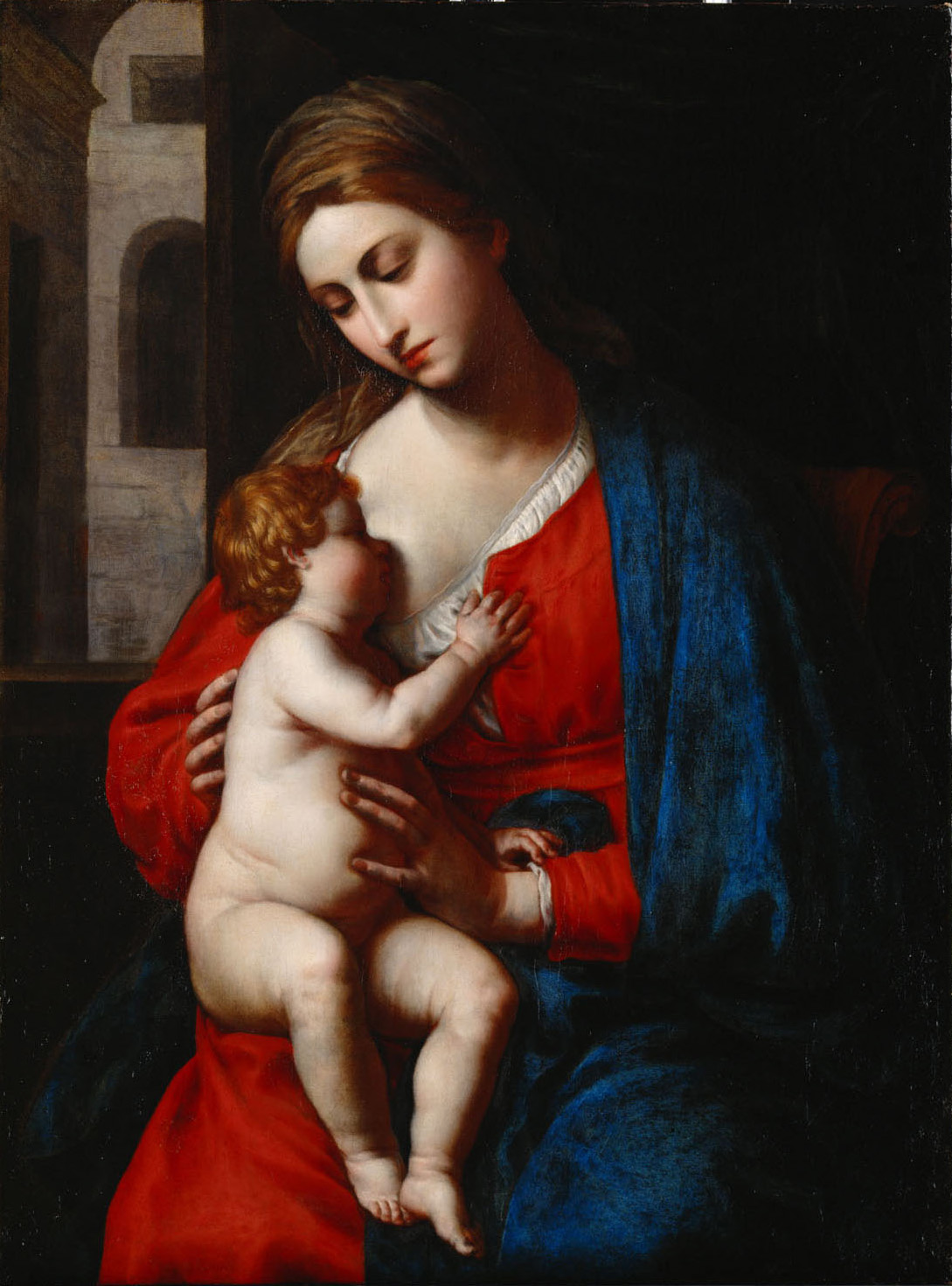 Maria mit Kind, Alessandro Turchi, gen. L’Orbetto, 1600-1650