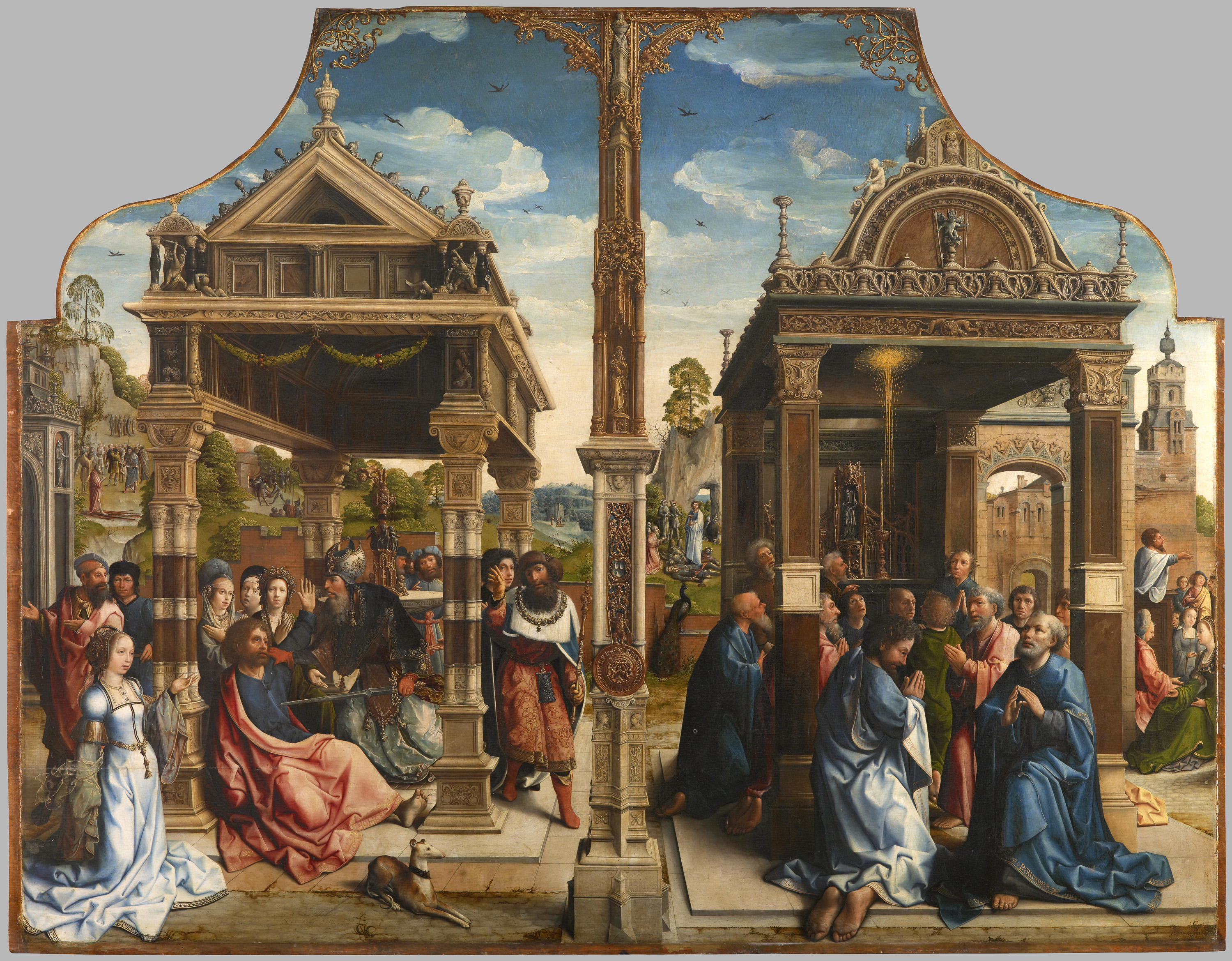 Thomas- und Matthias Altar, Bernaert van Orley, 1510-1520