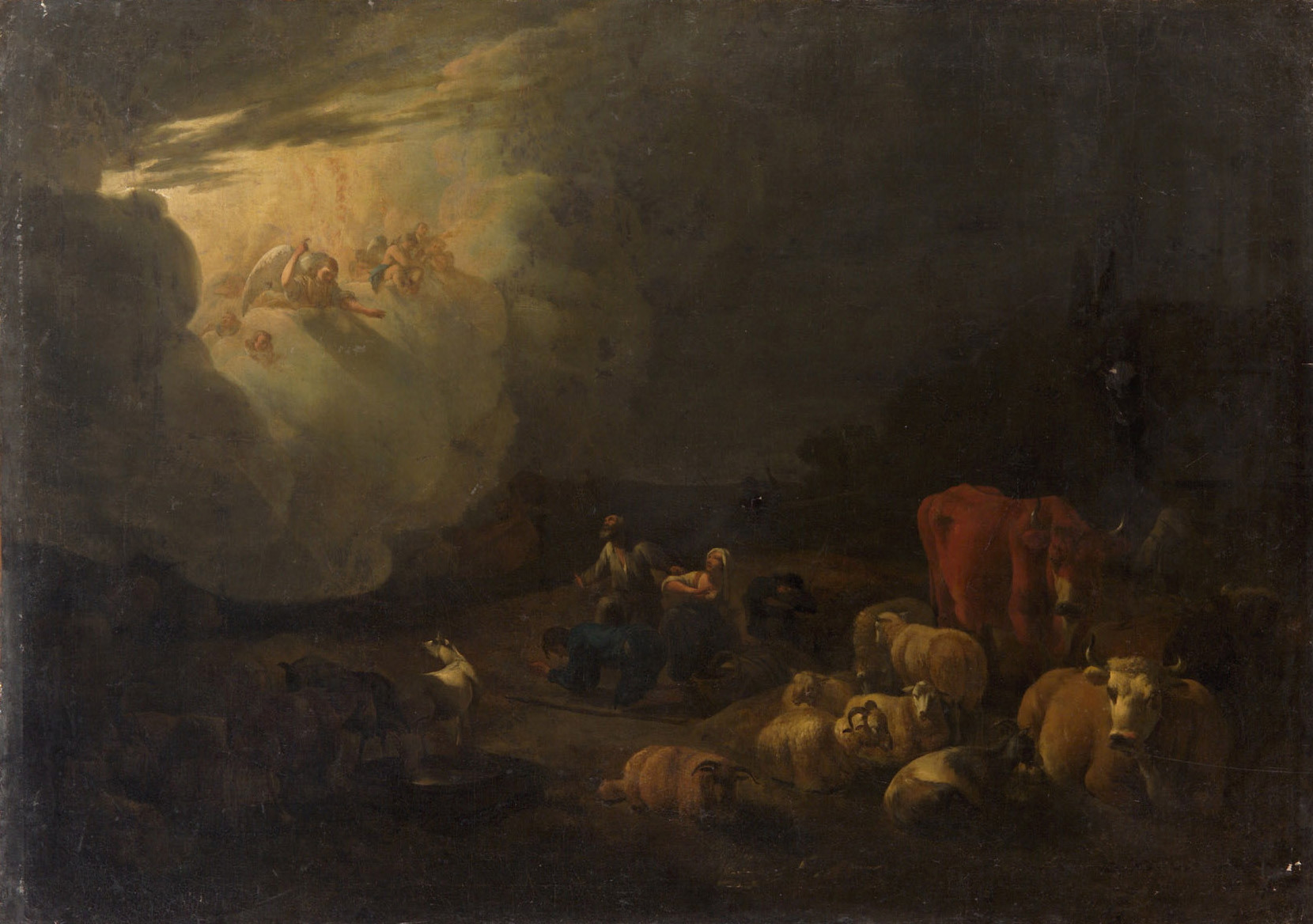 Verkündigung an die Hirten, Carlo Pasetti, 1654