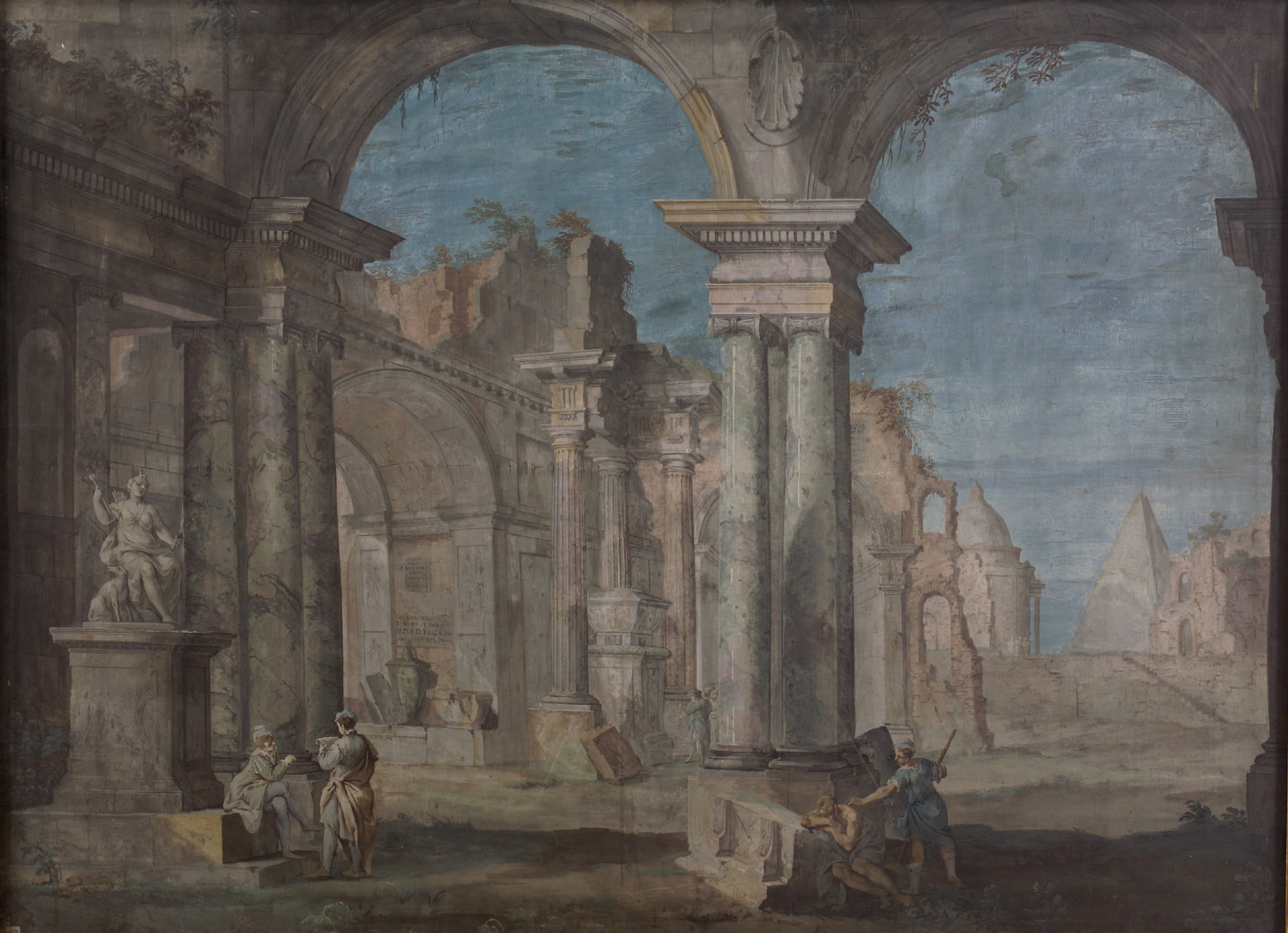 Architekturstück, Pietro Paltronieri, 1680-1750