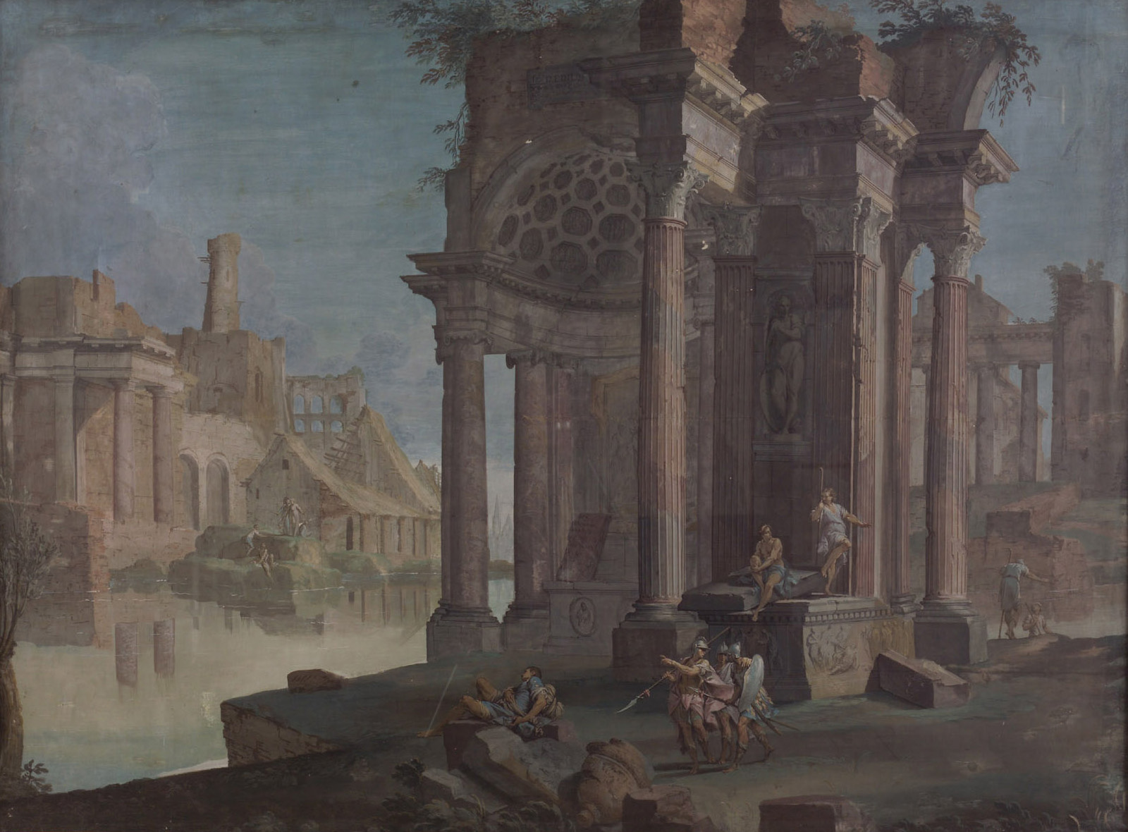 Architekturstück, Pietro Paltronieri, 1680-1750