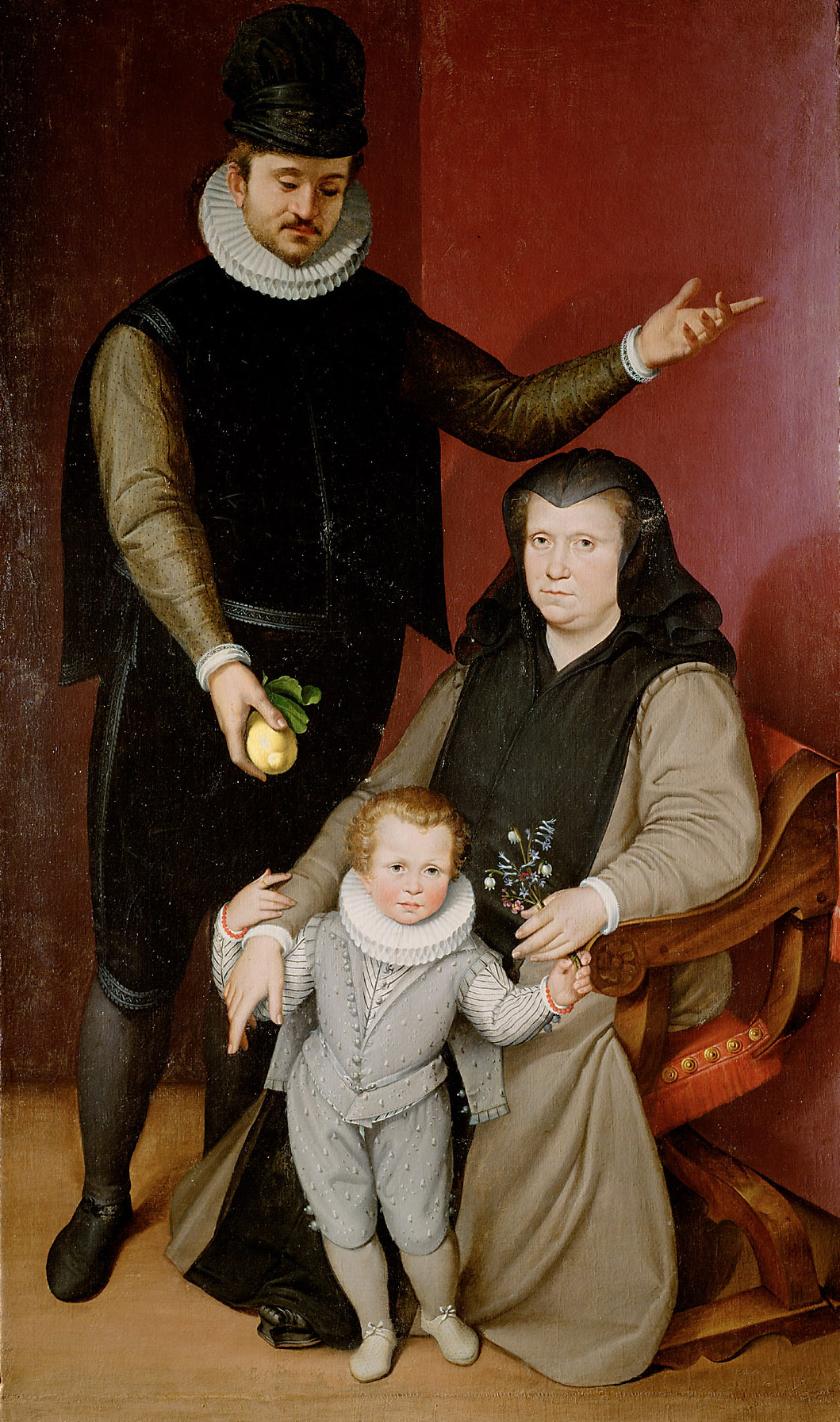 Familienbild, Bartolomeo Passarotti, 1583-1587