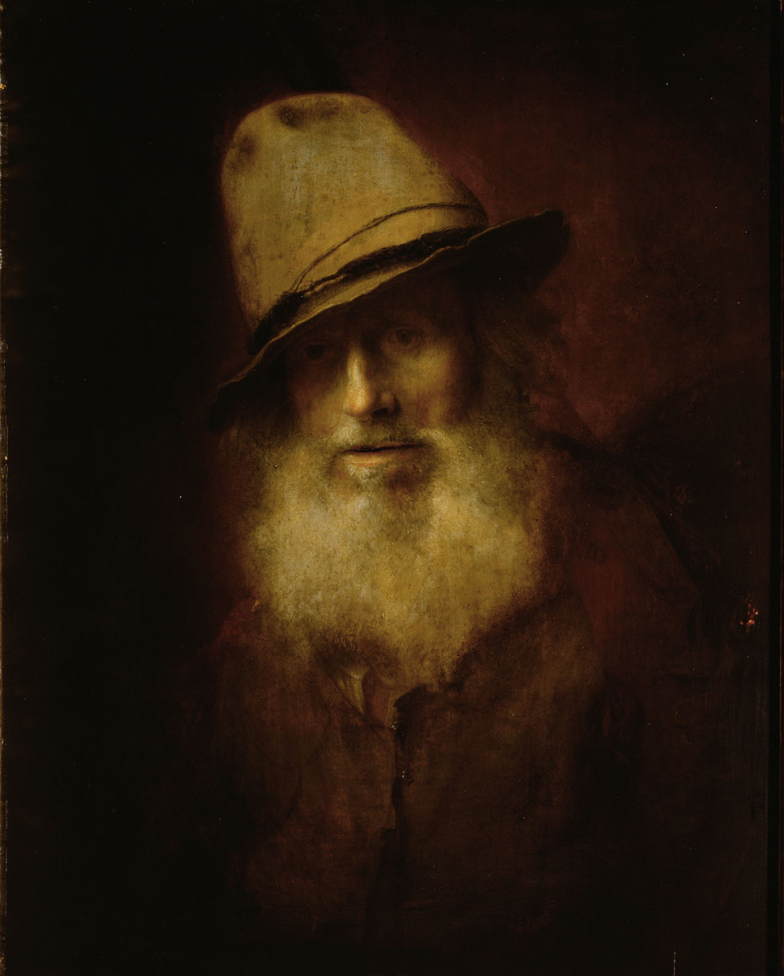 Bildnis eines bärtigen Mannes mit Hut, Christoph Paudiß, 1663