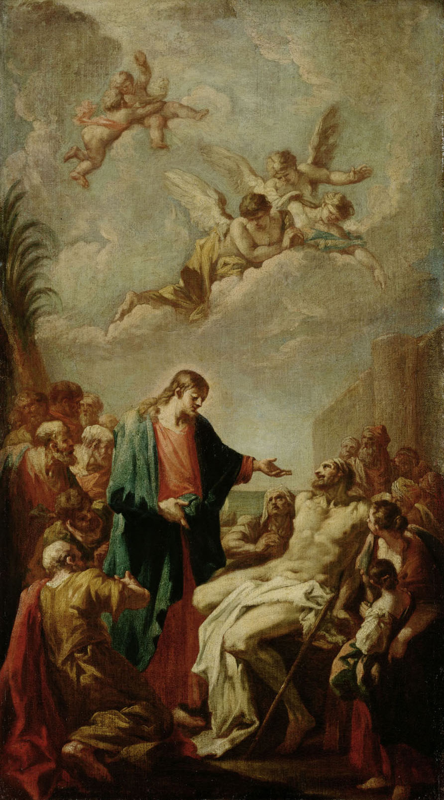 Christus heilt den Gichtbrüchigen, Gian Antonio Pellegrini, 1725-1735