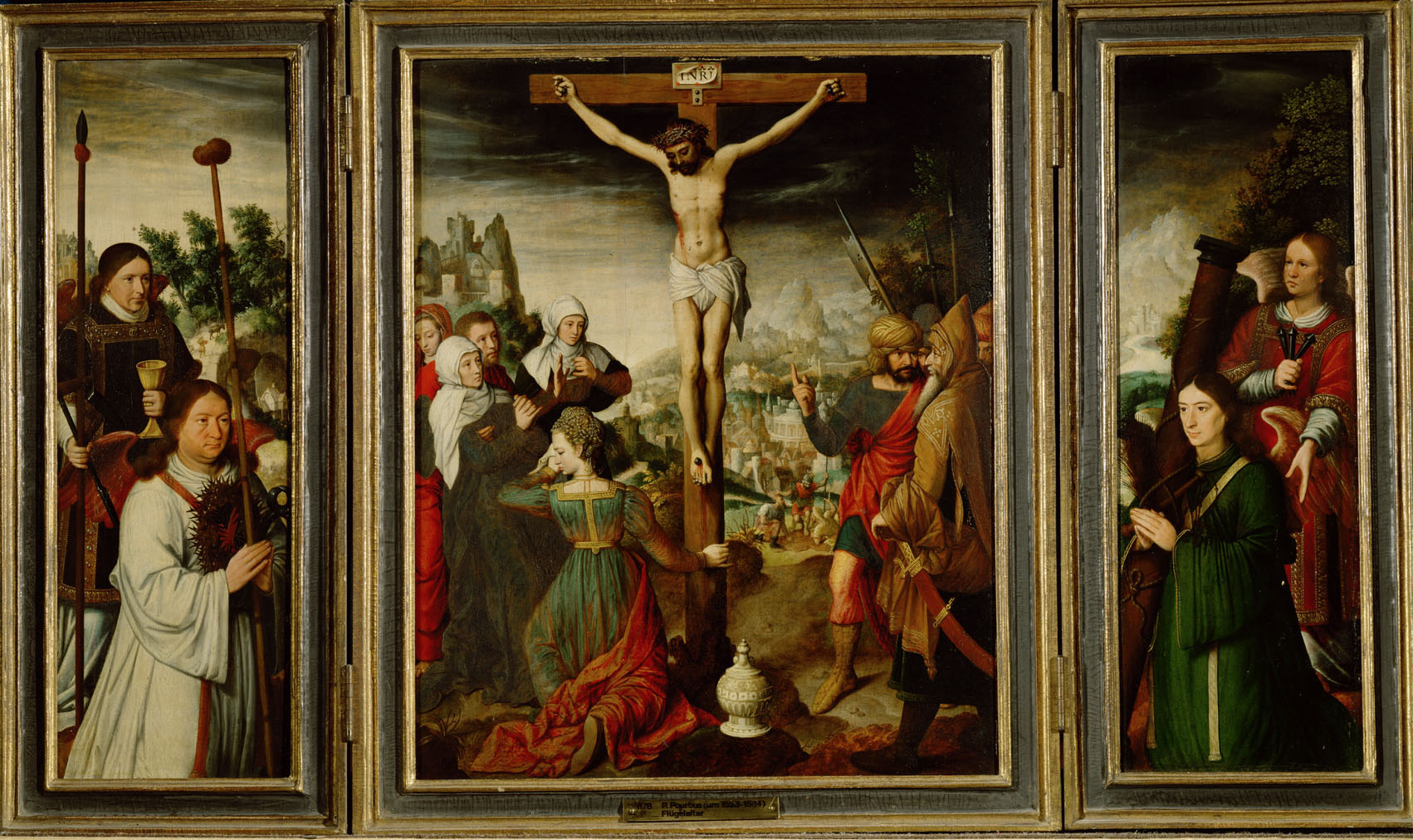 Kreuzigungstriptychon, Pieter Pourbus, 1557-1561