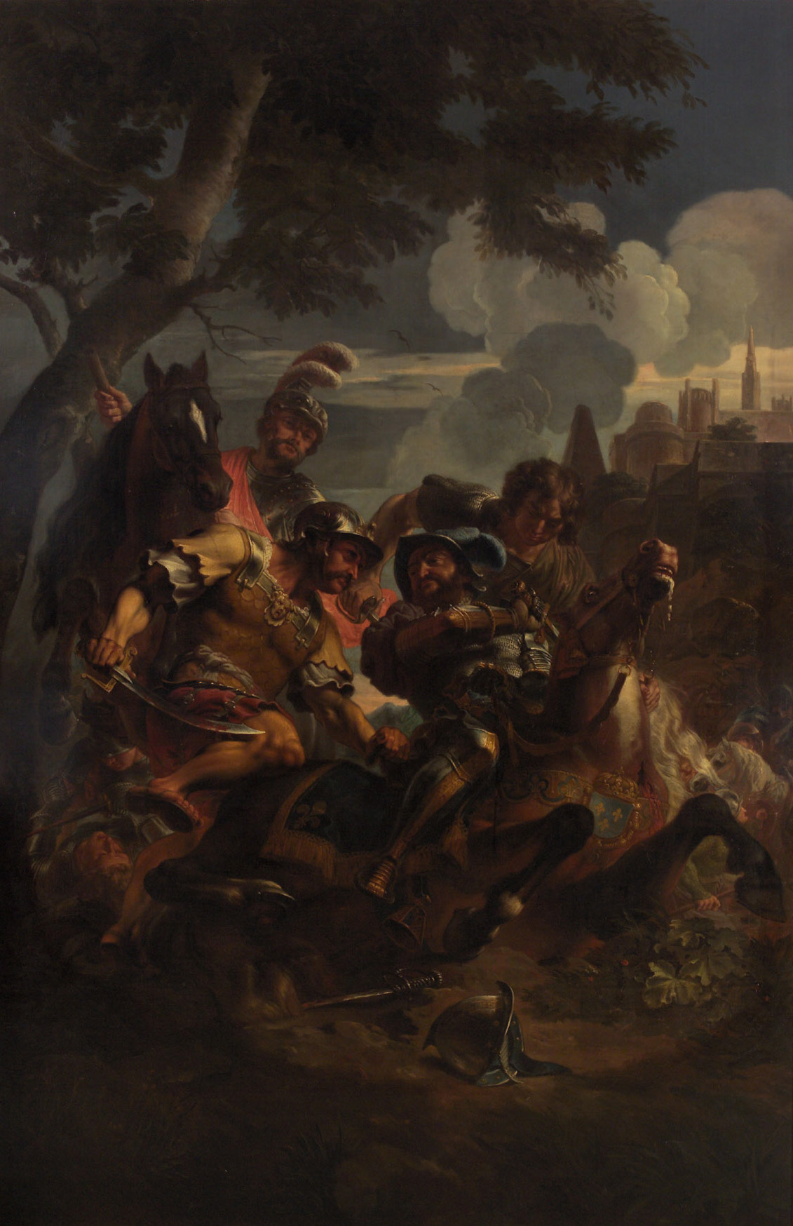 Gefangennahme König Franz I. in der Schlacht bei Pavia, Jan Erasmus Quellinus, 1680-1682