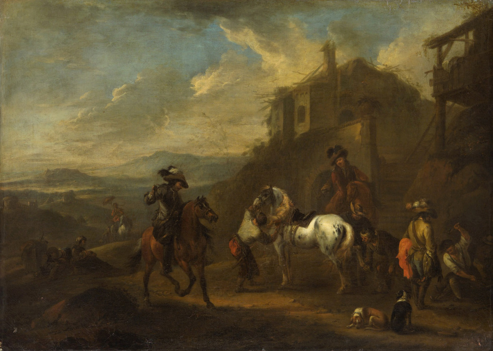 Rückkehr von der Jagd, August Querfurt, 1745-1755