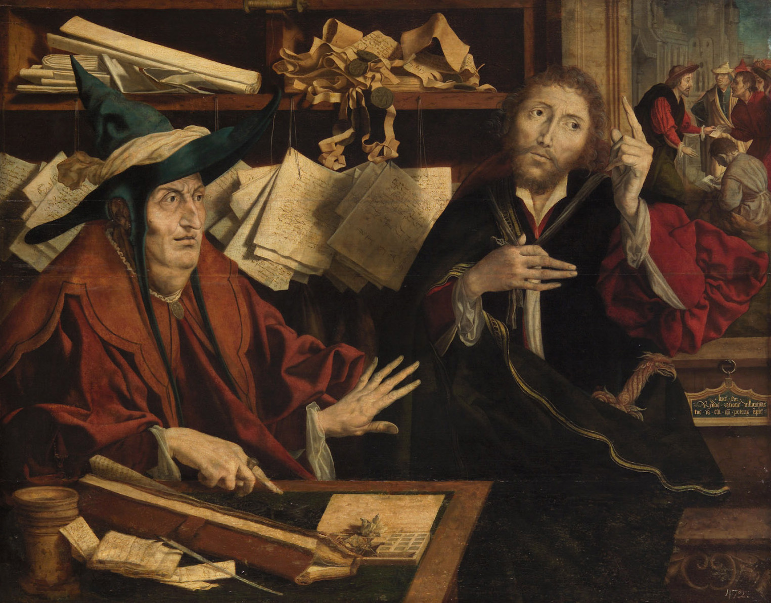 Gleichnis vom untreuen Verwalter, Marinus van Reymerswale, 1535-1545