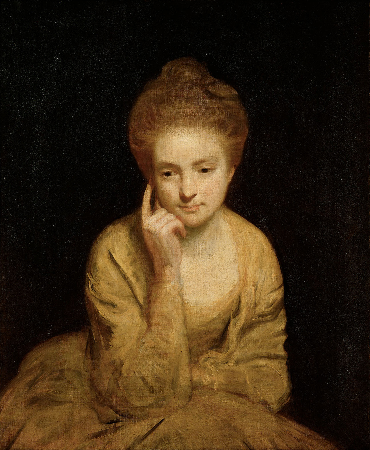 Bildnisstudie einer jungen Dame, Sir Joshua Reynolds, 1760-1765