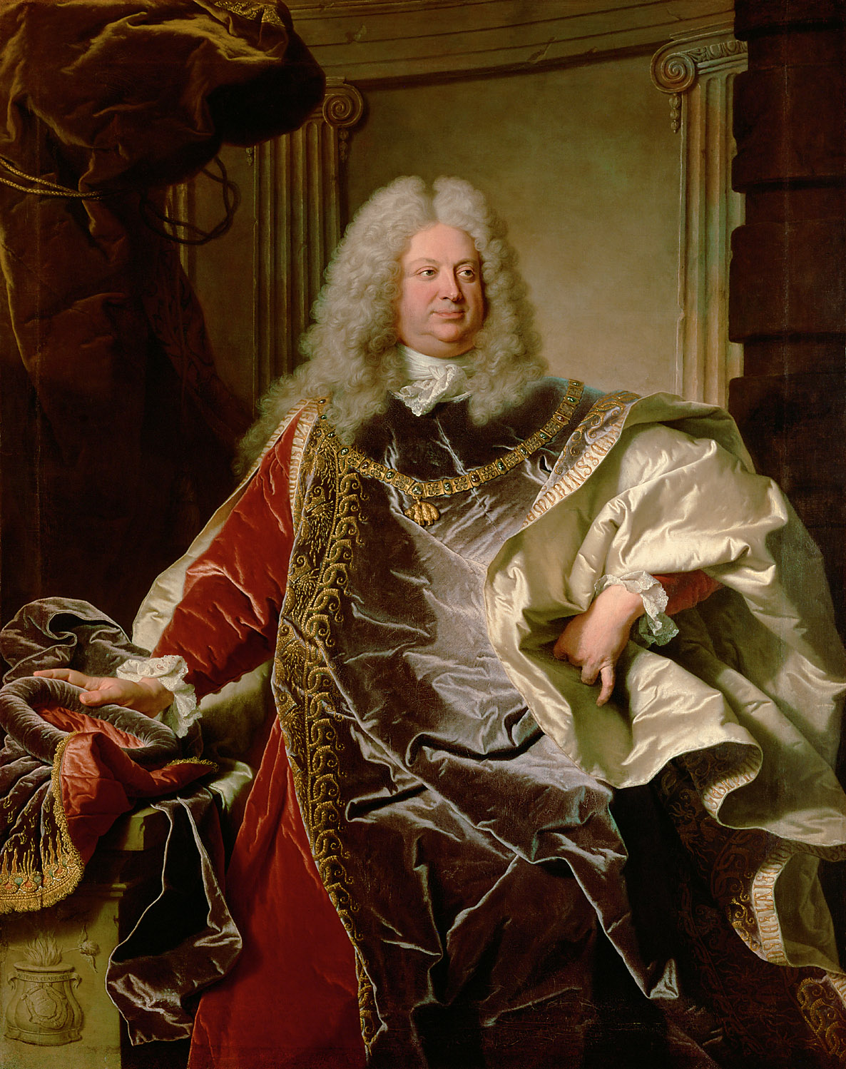 Graf Philipp Ludwig Wenzel Sinzendorf (1671-1742), Hyacinthe Rigaud, 1728