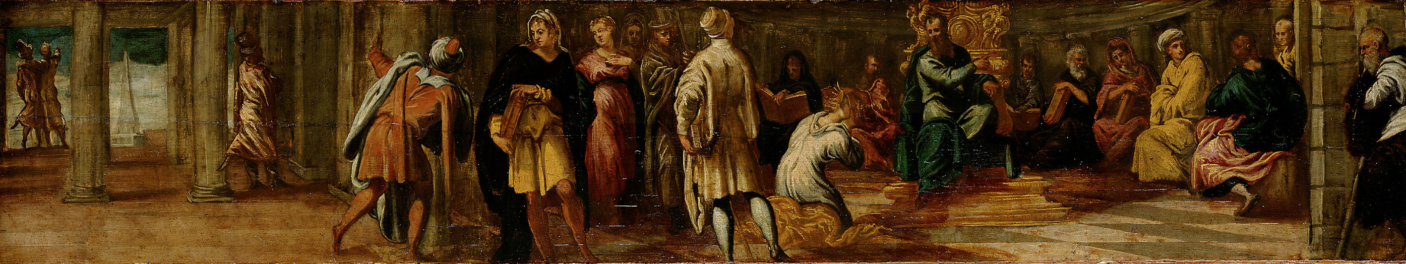 Bathseba vor David, Jacopo Robusti, gen. Tintoretto, 1543-1544