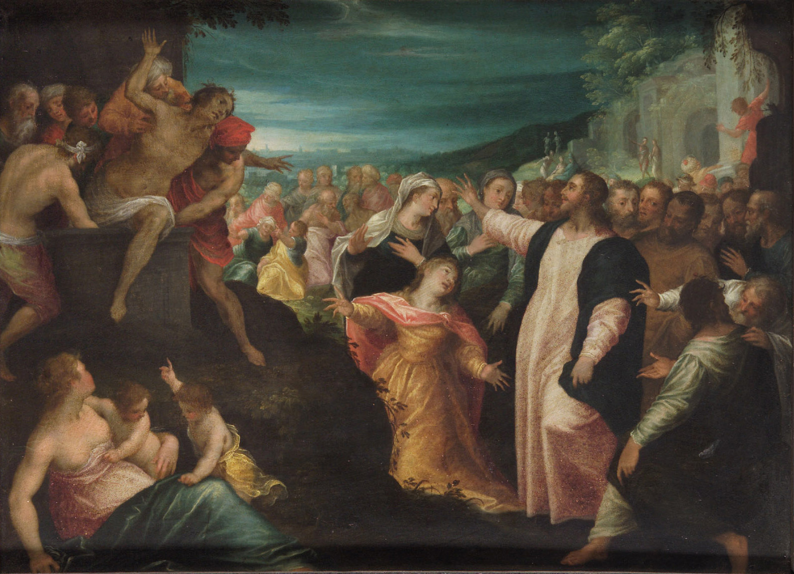 Auferweckung des Lazarus, Hans Rottenhammer, 1606-1608