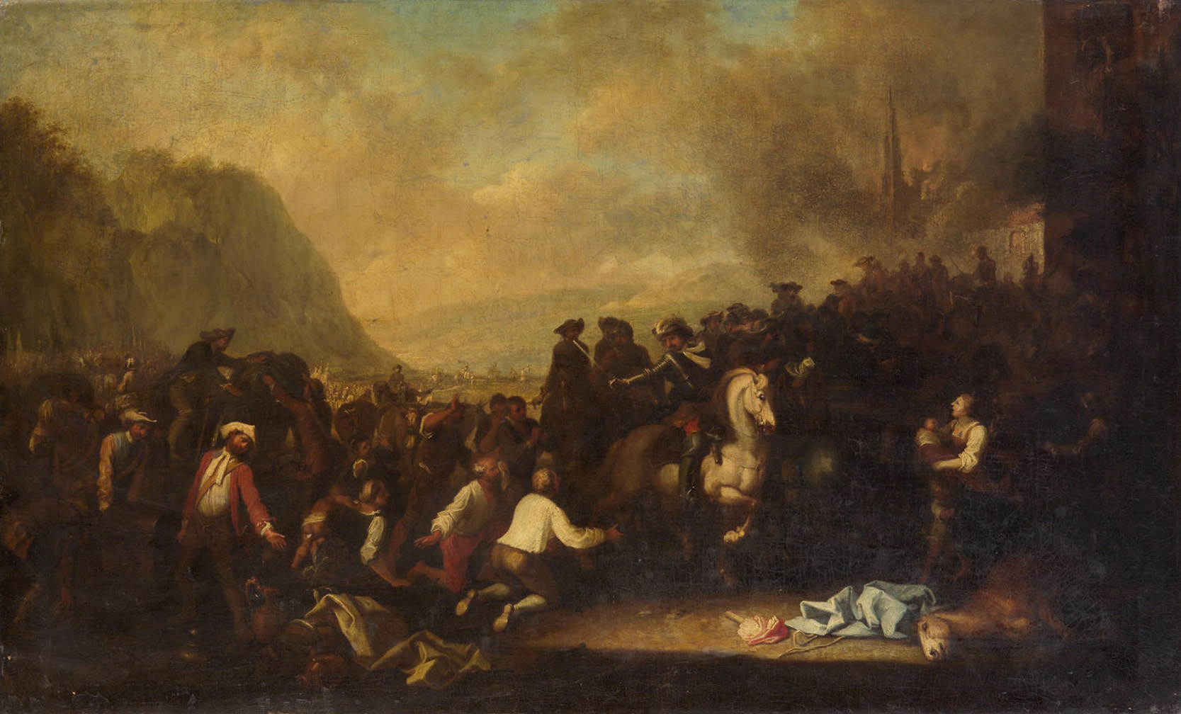 Reiterszene, Georg Philipp Rugendas, 1695-1705