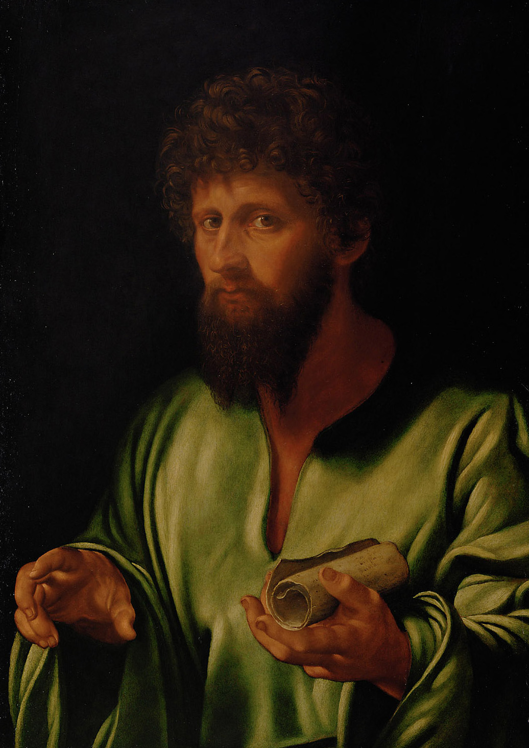 Ein Philosoph des Altertums, Giovan Gerolamo Savoldo, 1520-1530