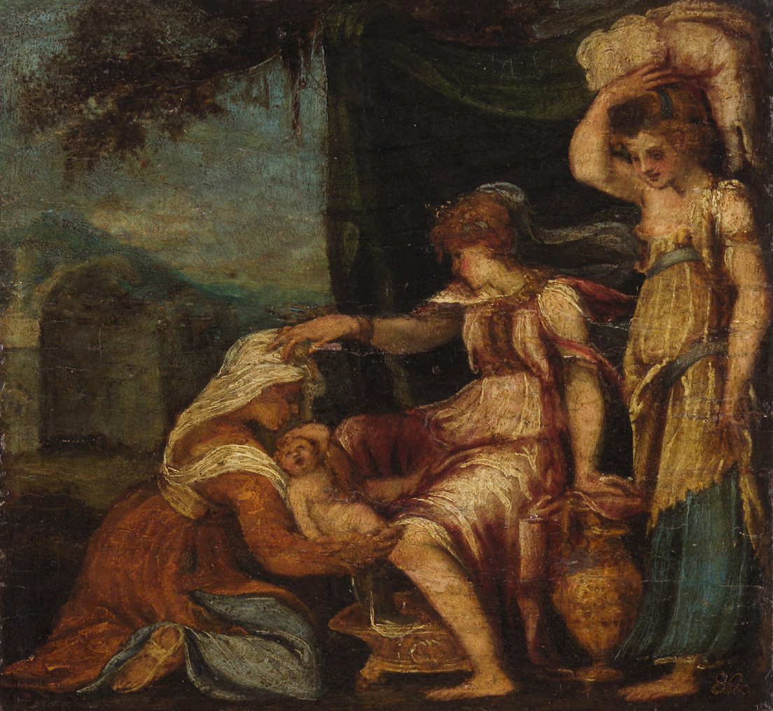Geburt Jupiters, Andrea Meldolla, gen. Schiavone, 1542-1544
