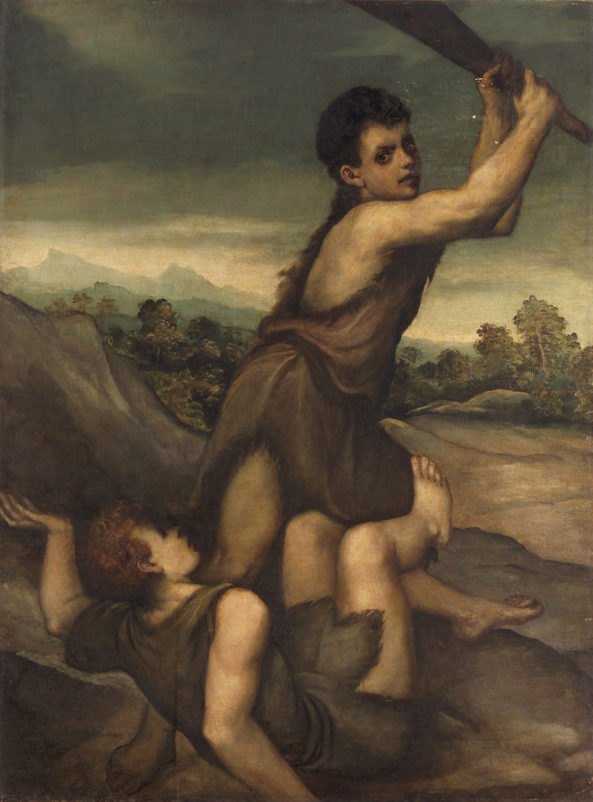 Kains Brudermord, Andrea Meldolla, gen. Schiavone, 1553-1557